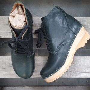 Troentorp Lace-up Boots -Green size 38